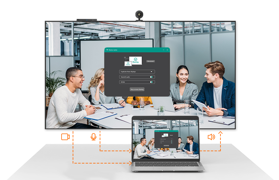 タッチパネル一体型ディスプレイ